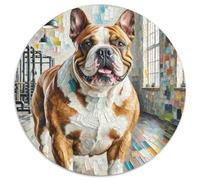 Staffordshire Bullfighting Meme 1000 Pezzis Puzzle Dog Puzzle A Sfera Da Giocattoli Educativi Per Bambini Idea Regalo Per Lei O Lui Difficile E Impossibile Per Adulti 1000pcs (67.5x67.5cm)