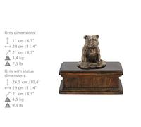 Staffordshire Bullterrier Tipo 3, Exclusive Urna ,Freddi Bronzo,Artdog