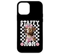 Staffy Mom Mama Staffordshire Bull Terrier Dog Festa della mamma Custodia per iPhone 12 mini