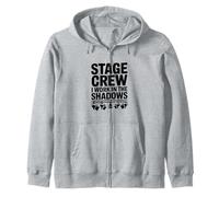 Stage Crew Lavoro nell'ombra Felpa con Cappuccio