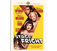 Stage Fright (DVD) Richard Todd Jane Wyman Marlene Dietrich Michael Wilding