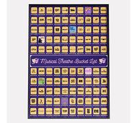 Stage Insider 100 spettacoli di teatro musicale gratta e gratta il poster: regalo per i fan del teatro musicale e gli amanti di Broadway