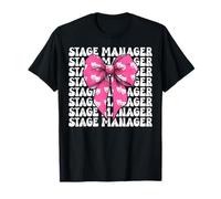 Stage Manager Dramma Teatro Maschera Dramma Commedia Teatro Ragazza Maglietta