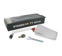 Stage6 F1 specchio destro bianco M8 Universal Roller Aerox Speedfight Simson