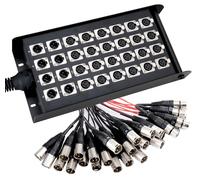 Stagebox XLR Ciabatta Multicore Stage Audio 32 Canali 24 In 8 Out Professionale