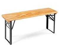 Stagecaptain BBB-117 Hirschgarten Panca da birreria 4x Set - Robusta panca per birra (117 cm) - Robuste cerniere in metallo - Superficie laccata - Pieghevole - Struttura in acciaio - Seduta legno