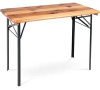 Stagecaptain BBT-117 Hirschgarten 2x Set Tavolo da tenda per birra 117 cm - Tavolo da birra robusto e corto (117 cm di lunghezza) - Superficie laccata - Pieghevole - Facile da riporre e trasportare