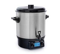 Stagecaptain GWK-27D Scaldavino - Automatica per Conservazione Digitale da 27 Litri - Display LCD - 2000 Watt - Acciaio Inox - Facile Da Usare (Temperatura e Timer) - Spegnimento Automatico - Argento