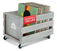 Stagecaptain SPK-100 GY Cassetta per Vinili "Emil" colore grigio 2x set