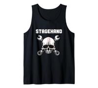 Stagehand - Chiave a Forma di Teschio per Backstage Theater Tech Crew Canotta