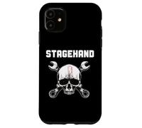 StageHand - Chiave a forma di teschio per backstage Theater Tech Crew Custodia per iPhone 11
