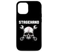 StageHand - Chiave a forma di teschio per backstage Theater Tech Crew Custodia per iPhone 12/12 Pro