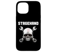 StageHand - Chiave a forma di teschio per backstage Theater Tech Crew Custodia per iPhone 15