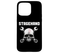 StageHand - Chiave a forma di teschio per backstage Theater Tech Crew Custodia per iPhone 15 Pro Max