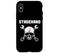 StageHand - Chiave a forma di teschio per backstage Theater Tech Crew Custodia per iPhone X/XS