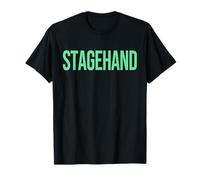 Stagehand Dipendente Uniforme per Concerto Staff Teatro Dramma Maglietta