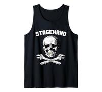 Stagehand Skull Crossed C Wrench Backstage Theatre Tech Crew Canotta