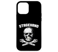 StageHand Skull Crossed C Wrench Backstage Theatre Tech Crew Custodia per iPhone 12 mini