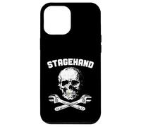 StageHand Skull Crossed C Wrench Backstage Theatre Tech Crew Custodia per iPhone 12 Pro Max