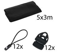 Stageworx Deco Curtain BK 5x3m Bundle