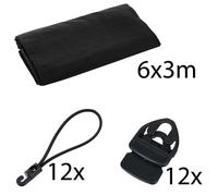 Stageworx Deco Curtain BK 6x3m Bundle