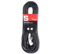 Stagg 10m, XLRf to XLRm Plug Microphone Cable, 10 m, Nero, per Personal Computer