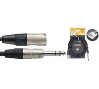 Stagg 20378 10 m, 1 x Stereo maschio 3 Pin XLR-Cavo Audio, colore: nero