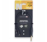 Stagg 21408 10 cm, 1 x Jack Stereo maschio a 2 x Cavo sdoppiatore Presa adattatore Mini