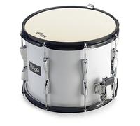 Stagg 22088 - Tamburo per rullante da marcia, 33 x 25,4 cm, colore: Bianco