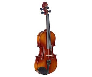 Stagg 22369 taglia 1/2 acero a forma di violino con standard custodia morbida