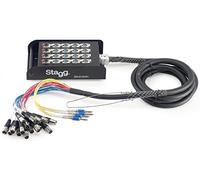 Stagg 25020972 SSB Stage Box (16 XLRF su 4 Jack maschio, 5 m)