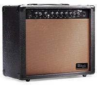 Stagg 40 AA R EU Amplificatore 40W per Chitarra Acustica con Riverbero a Molla