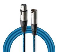 Stagg - Cavo da Microfono di Alta Qualita XLRf to XLRm,3m, Blu