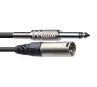 Stagg Cavo XLRm to Jack, 1 m, Nero