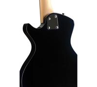 Stagg Chitarra Elettrica Serie Silveray - Modello Speciale con Corpo in Mogano Solido, Nero