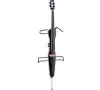 Stagg ECL 4/4 BK Violoncello Elettrico con Custodia, Misura 4/4, Nero