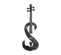 Stagg EVN 4/4 MBK Violino Elettrico Completo 4/4, Nero Metallizzato