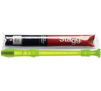Stagg Flauto dolce, diteggiatura barocca, colore: panna, Green