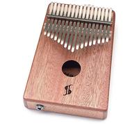 Stagg Kalimba elettro professionale a 17 tasti con borsa, mogano