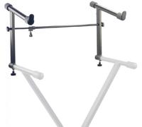 Stagg KXS-AE Estensione per supporti per tastiera per fissaggio su tubi di diametro 26 mm, Altezza 35,5 cm, Acciaio, Nero