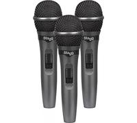 Stagg Live Stage - Microfono dinamico (set di 3)