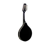 Stagg M50 e BLK acoustic-electric mandolino bluegrass con nato top, nero