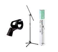 Stagg MIS-0822BK Asta a Giraffa per Microfono, Nero