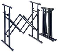 Stagg MXS-A3 - Cavalletto regolabile per tastiera e mixer