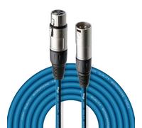 Stagg - Presa Microfono di Alta Qualita XLRf to XLRm, 6m, Blu