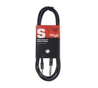 Stagg SAC3MPSPS Cavo S Serie Jack Stereo XLRm to Jack, 6,3 mm, 3m