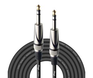 Stagg SAC6PS DL Cavo S Serie Stereo Deluxe da Jack a Jack 6.3 mm, 6 m