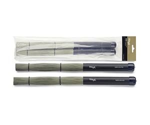 Stagg sbru35-rs Polybristle cannuccia spazzole con impugnatura di gomma nera