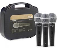 Stagg SDM50-3 Set di 3 microfoni dinamici professionali