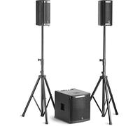 Stagg - Set di altoparlanti con 1 subwoofer da 700 Watt da 12 pollici e 2 satelliti da 350 Watt